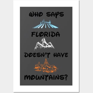 Magical Floridian Mountain Range Posters and Art